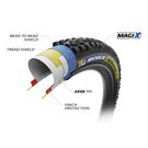 MICHELIN Wild Enduro Racing Line Tyre Rear Dark 29 x 2.40" (61-622) click to zoom image