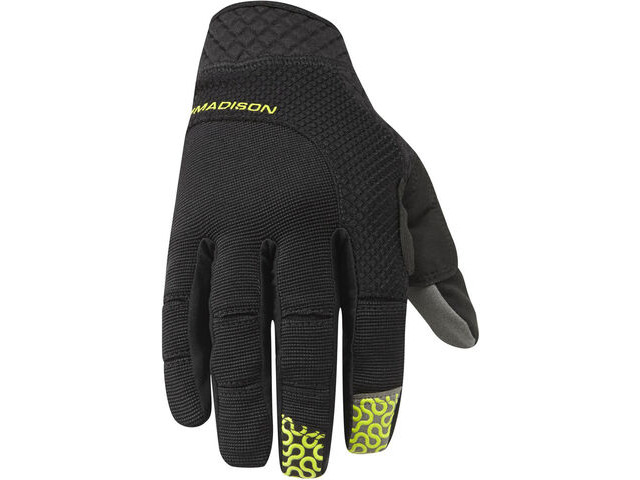 MADISON Flux Glove black / limeaid click to zoom image