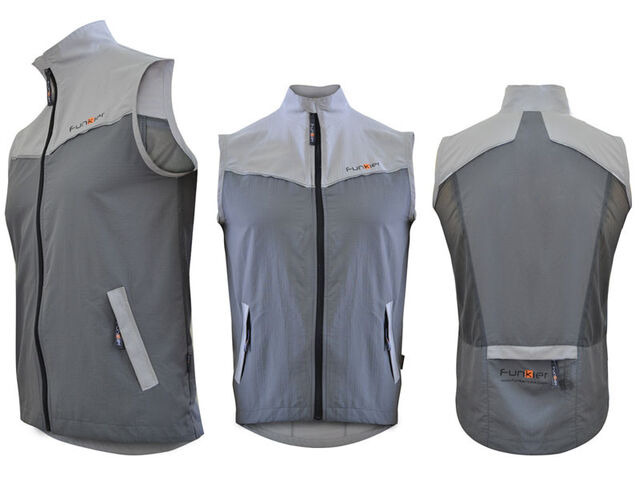 FUNKIER CLOTHING MTB Gillet 2 Tone Grey click to zoom image