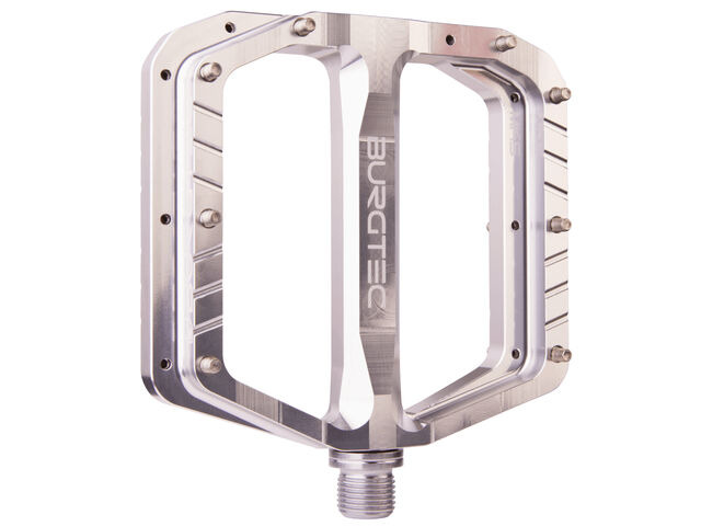 BURGTEC Penthouse Pedals Mk5 Steel Axle in Silver click to zoom image