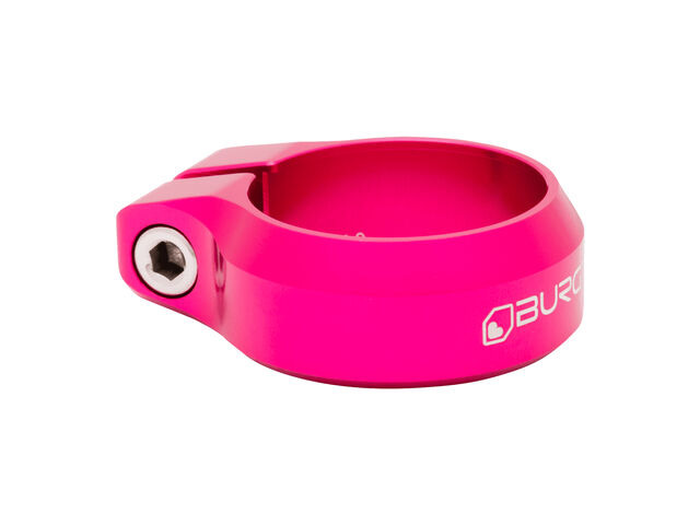 BURGTEC Seat Clamp in Toxic Barbie click to zoom image