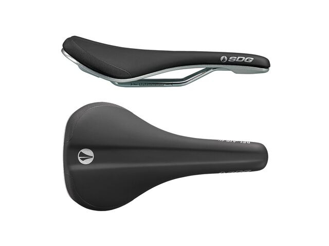SDG COMPONENTS Bel Air 3.0 Galaxic Lux-Alloy Saddle Black / Silver click to zoom image