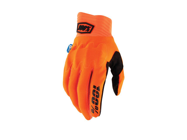100% Cognito Smart Shock Gloves Fluo Orange click to zoom image