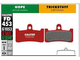 GALFER Trickstuff Advanced - Metal - Sintered Brake Pad (Red) FD453G1851