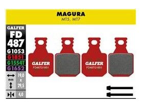 GALFER Magura MT5 MT7 Advanced - Metal - Sintered Disc Brake Pads (red) FD487G1851