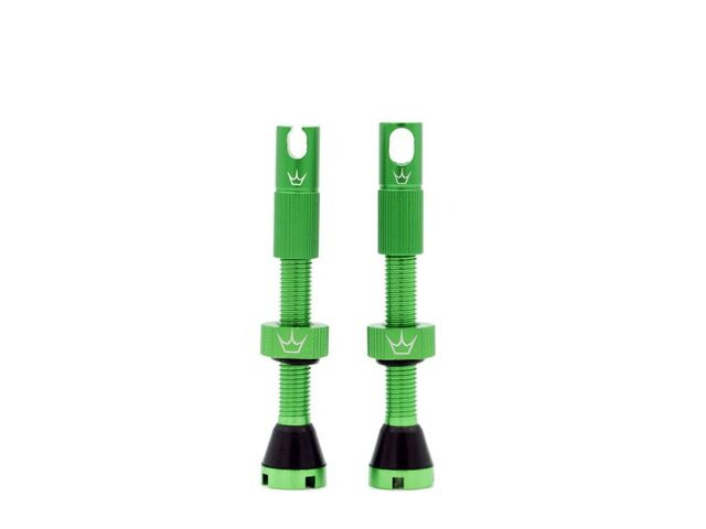 PEATY'S x Chris King Tubeless MK2 Valves 42mm Emerald click to zoom image