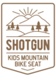 SHOTGUN KIDS MOUNTAIN BIKE SEAT logo