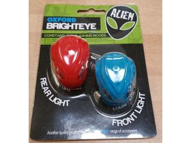 OXFORD Brighteye Alien LED front and rear lightset blue and red