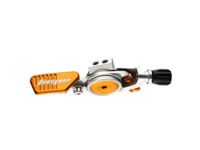 HOPE Dropper Post Lever Silver - Orange click to zoom image