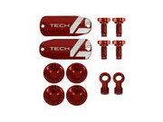HOPE Tech 4 E4 Custom Kit - Pair - Red 