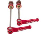 HOPE Wheels Skewers Steel Pair Red
