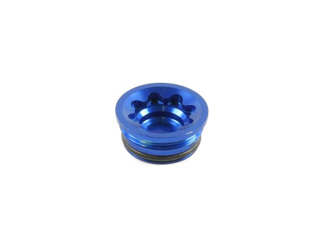 HOPE E4 Bore Cap in Blue click to zoom image