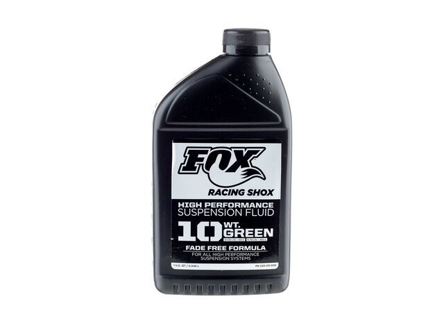 FOX SUSPENSION 10 Weight Green High Performance Suspension Fluid 32oz click to zoom image