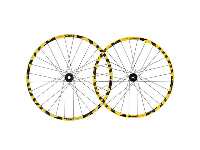 MAVIC Deemax DH Yellow Mullet 6 Bolt Boost HG Pair click to zoom image