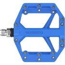 SHIMANO PD-GR400 flat pedals, resin with pins, blue click to zoom image