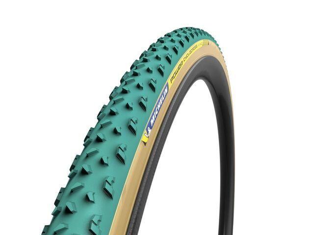 MICHELIN Power Cyclocross Mud Tubular Tyre Green 700 x 33c click to zoom image