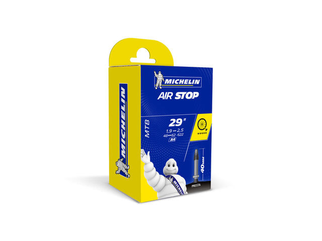 MICHELIN Airstop MTB Inner Tube - 29" x 1.9-2.5" (Presta 40mm) click to zoom image