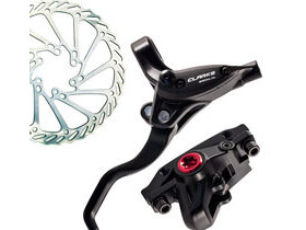 CLARKS CYCLE SYSTEMS M2 Hydraulic Front & Rear Disc Brake SET in Black 160mm