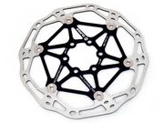 CLARKS CYCLE SYSTEMS CFR-02 6 Bolt Floating Rotor Black 160mm 180mm 203mm 