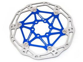CLARKS CYCLE SYSTEMS CFR-02 6 Bolt Floating Rotor Blue 160mm 180mm 203mm