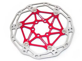CLARKS CYCLE SYSTEMS CFR-02 6 Bolt Floating Rotor Red 160mm 180mm 203mm