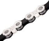 KMC E11S E-Bike 11 Speed Chain in Silver/Black - 122L (Loose) 