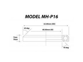 VP COMPONENTS MH-P16 Headset bearing 52 x 45 x 7mm