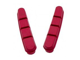 HALT Gooey Replacement Road bike brake pad inserts Red pack 4