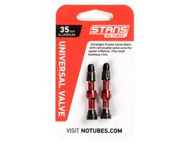 STANS NO TUBES MTB Tubeless Valves Red 35mm
