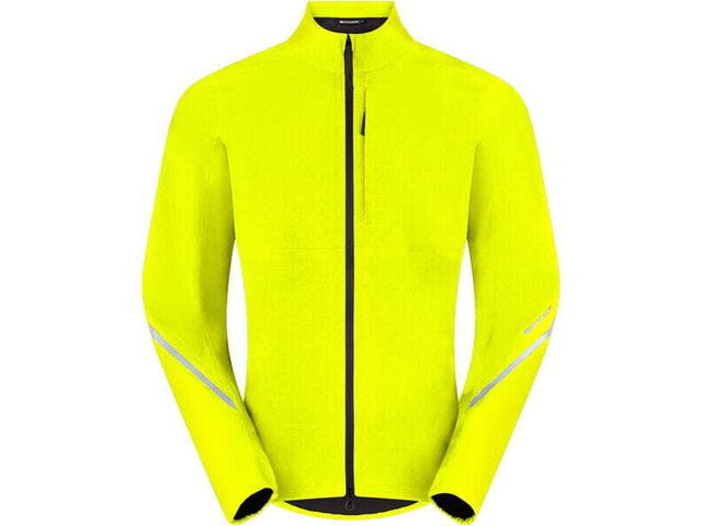 MADISON Freewheel Men's Waterproof Jacket, hi-viz yellow click to zoom image