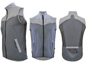 FUNKIER CLOTHING MTB Gillet 2 Tone Grey 