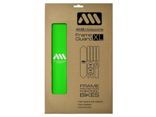 ALL MOUNTAIN STYLE (AMS) Frame Guard Kit XL Green click to zoom image