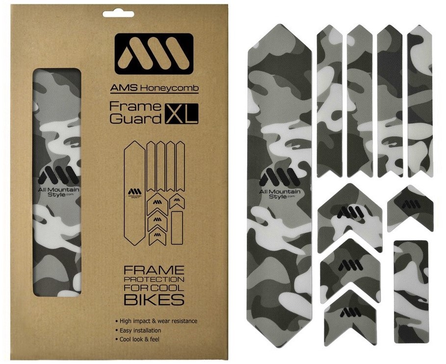 ALL MOUNTAIN STYLE (AMS) XL Frame Guard Frame Protection Kit Camo :: £29.99  :: Cycle Accessories :: Frame & Fork - Protection :: Rush Cycles South  Wales Cycle Shop Specialists