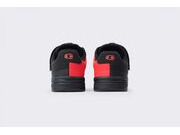CRANK BROTHERS Stamp SpeedLace Strap Flat Pedal Shoe Grey - Red Black Outsole click to zoom image
