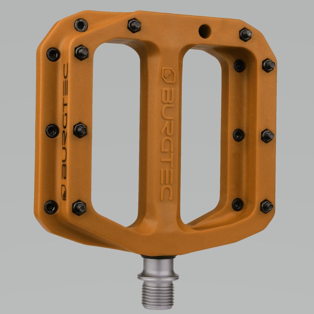 burgtec pedals orange