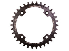 BURGTEC E Bike Chainring Steel Black 34T 104 bcd Inside Fit