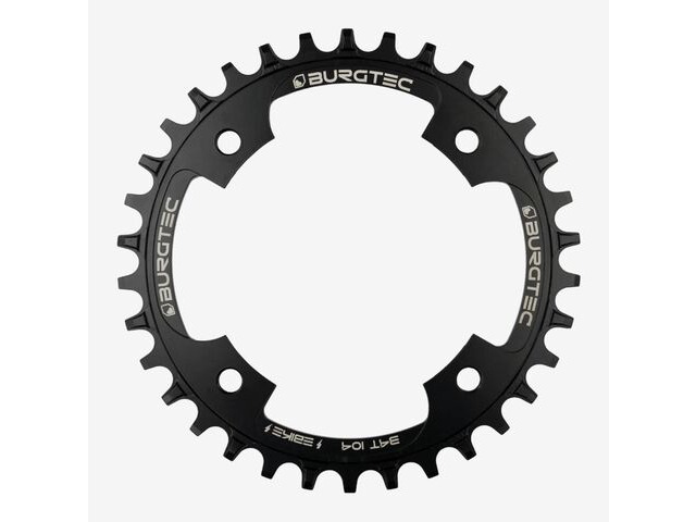 BURGTEC 104MM BCD Shimano Motor Outside Fit E-BIKE Steel THICK THIN Chainring click to zoom image