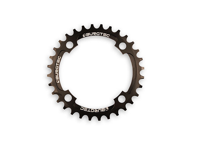 BURGTEC Narrow Wide Thick Thin Chainring in Black 104bcd click to zoom image