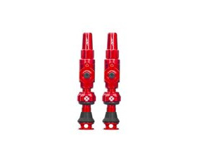 MUC OFF Tubeless Valves Big Bore Lite Small Red 60mm
