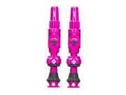 MUC OFF Tubeless Valves Big Bore Lite Small Pink 60mm 