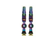 MUC OFF Tubeless Valves Big Bore Lite Medium Iridescent 65mm 