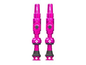 MUC OFF Tubeless Valves Big Bore Lite Medium Pink 65mm
