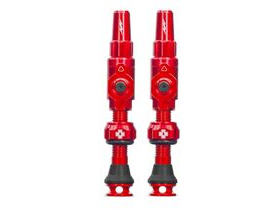 MUC OFF Tubeless Valves Big Bore Lite Medium Red 65mm