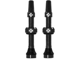 MUC OFF Tubeless Valves Black 60mm Pair