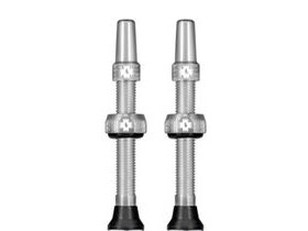 MUC OFF Tubeless Valves Silver 44mm Pair
