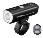 RAVEMEN LIGHTS LR1600 USB Rechargeable Curved Lens Front Light in Matt Black (1600 Lumens) 