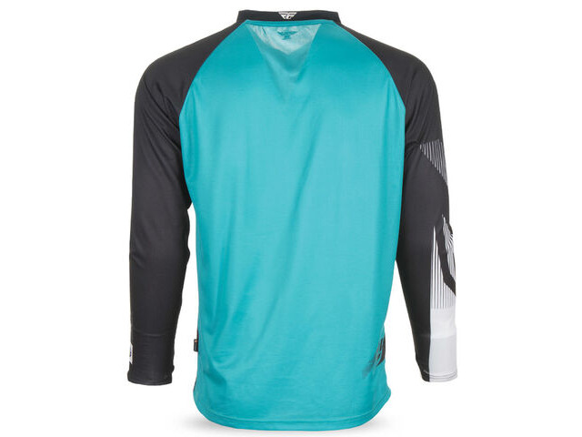 FLY RACING Radium Long Sleeve Jersey Black/Teal/White :: £39.99 ...