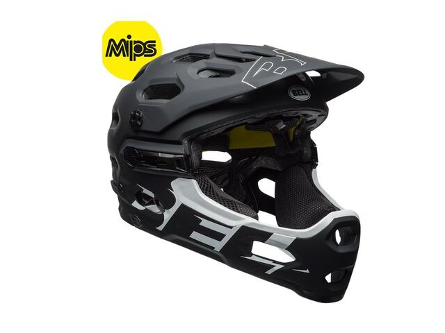 BELL CYCLE HELMETS Super 3r Mips MTB Helmet 2019: Matte Black click to zoom image