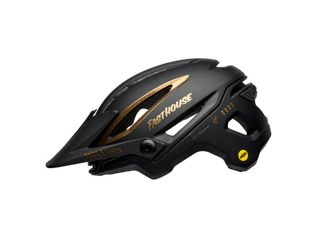BELL CYCLE HELMETS Sixer Mips MTB Fasthouse Matte/Gloss Black/Gold click to zoom image
