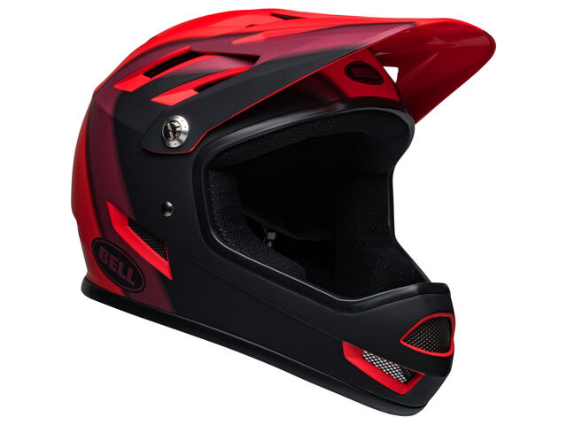 BELL CYCLE HELMETS Sanction MTB Full Face Helmet Matte Red/Black click to zoom image